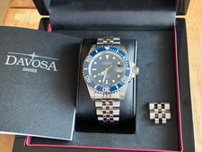 Davosa Ternos Ceramic Automatik, blau, Ø 40mm, Full Set