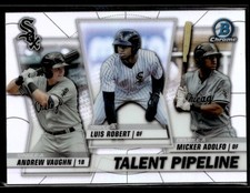 2020 Bowman #TP-CWS Micker Adolfo / Luis Robert / Andrew Vaughn Card 3803M