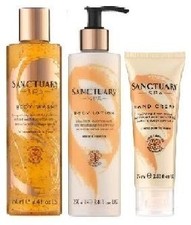 Image of (3 PACK) Sanctuary Spa Body Wash 250ml & Sanctuary Spa Body Lotion 250ml & Sanc