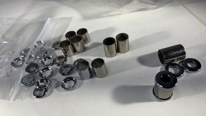 Lot 10 Chrome Spacers And Check Rings Lamp Light Chandelier Part N