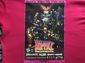 Dreamcast Heavy Metal Geomatrix T-shirt Metal Hurlant Vintage Used