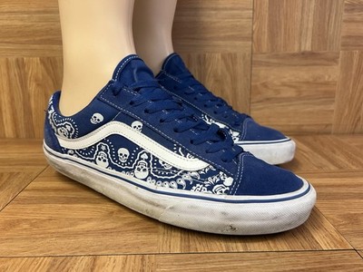 Size 11 - VANS Style 36 Bandana - True Blue SkateBoarding Shoes