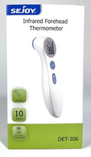 Sejoy Infrared Forehead Thermometer DET-306 Digital Touchless Fever Temp New