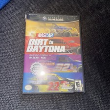 Nintendo NASCAR Dirt to Daytona GameCube Black Racing Simulation CIB