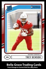 2024 Donruss Trey Benson #326 Arizona Cardinals Rookie NFL Football