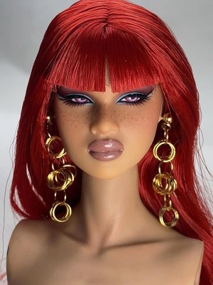 integrity toys OOAK Repaint nadja Fashion Royalty Custom Art Doll Head
