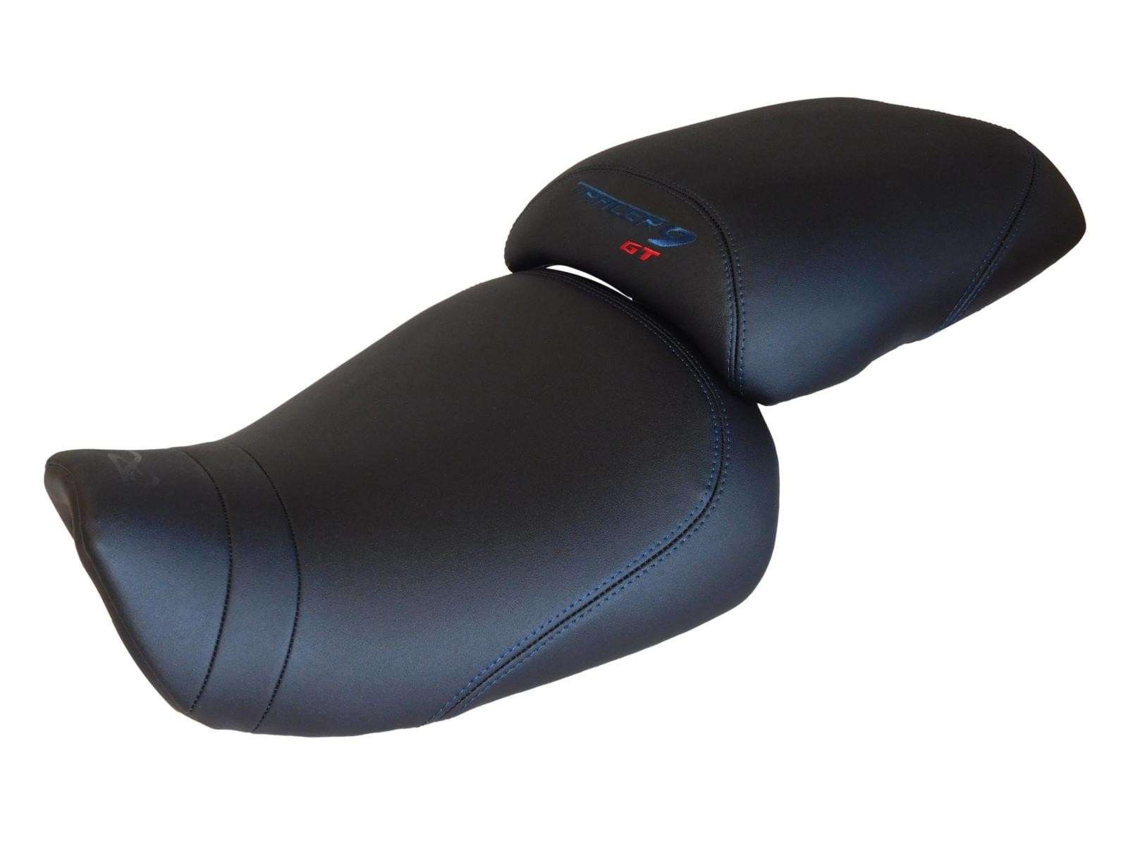 Housse de selle Yamaha Tracer 9 antidérapante de Top Sellerie France, finition premium