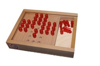 Holzspielzeug Steckhalma Bxhxt 13X17X3Cm Neu Steckspiel Halma HolzmäNnchen