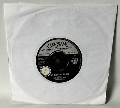 Sandy Nelson - Let There Be Drums - 1961 Vinyl 7'' Single - London 45-HLP 9466