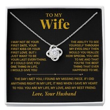 To My Wife Necklace, Christmas Gift For Wife, Christmas Gifts For Her, Wife Gift
