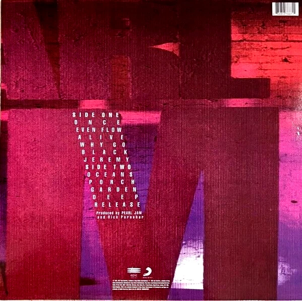 PEARL JAM - TEN - LP VINYL NEW ALBUM - image 3 of 4
