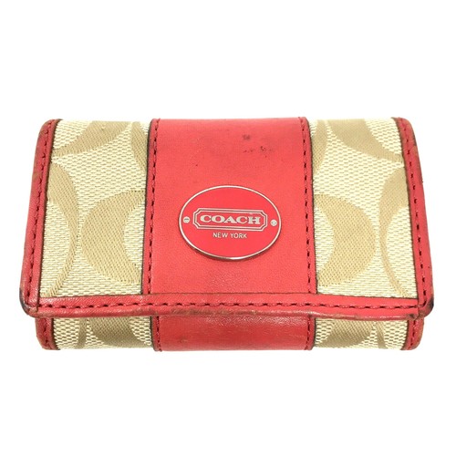 coach envelope key pouch