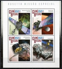 GUINEA BISSAU 2014 SONDE SPAZIALI BF ** MNH