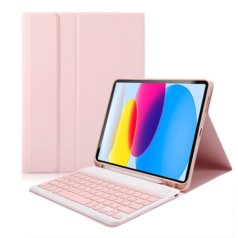 Bluetooth Keyboard Case With Mouse For iPad 6/7/8/9/10/11th Gen Air 4 5 6 Pro 11 - Image 3 of 4