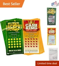 Prank Lottery Tickets - Realistic Million Dollar & Cash King Scratch Cards