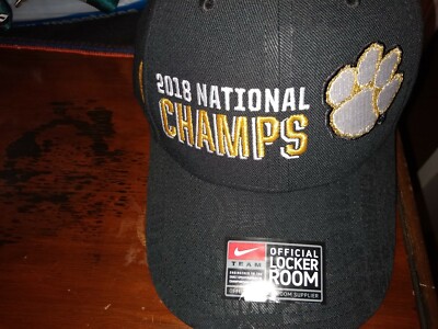 2018 Clemson Tigers NCCA National Champions Official Nike Snap Back Hat