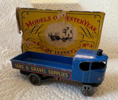 Matchbox Models of Yesteryear No. 4 SENTINEL STEAM WAGGON + Box