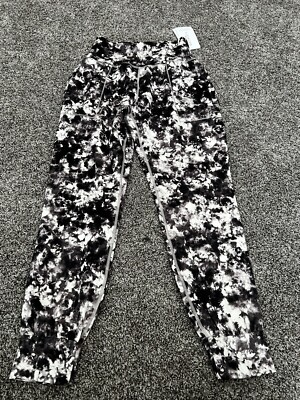womens athleta black/white tiedye jogger legging size S $89