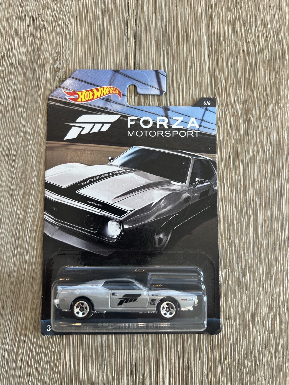 2018 Hot Wheels Forza Motorsport Series 6/6 AMC JAVELIN AMX Silver w/Chrome 5 Sp