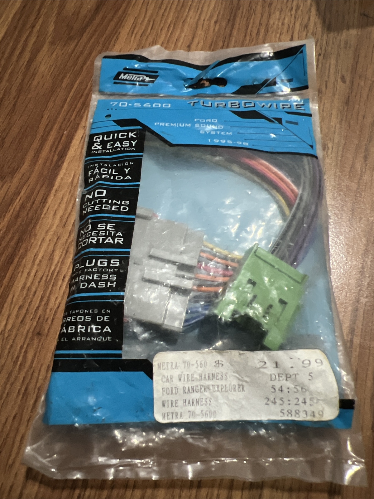 Metra 705600 Wiring Harness for Select 19951998 Ford Vehicles w