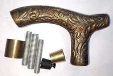 Victorian Beautiful Design Brass Derby Handle for Wooden Walking Stick Cane