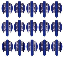 5 New Sets Ruthless Pear Dart Flights - Ships w/ Tracking - Blue