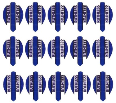 5 New Sets Ruthless Pear Dart Flights - Ships w/ Tracking -  Blue