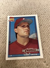 1991 Topps #486 Tommy Greene - Philadelphia Phillies