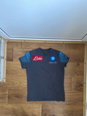 SSC NAPOLI 2013/2014 AWAY FOOTBALL SHIRT SOCCER JERSEY MAGLIA MACRON Size S 