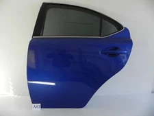 2008 LEXUS IS F REAR LEFT DRIVER SIDE DOOR PANEL BLUE W/ WINDOW 624 +++ #A83