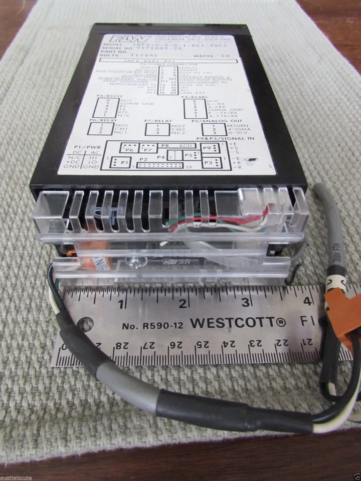 Newport INFS0011-DC1 9SC2 Digital Meter Panel Analog Output Process Strain FLW - Image 3 of 4