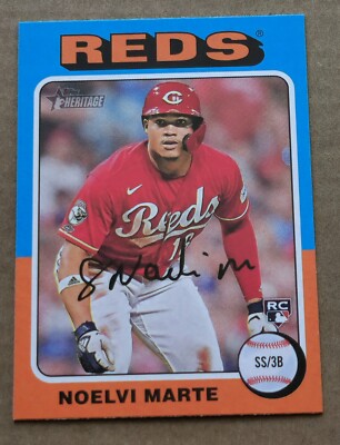 2024 Topps Heritage #301 Noelvi Marte Cincinnati Reds RC