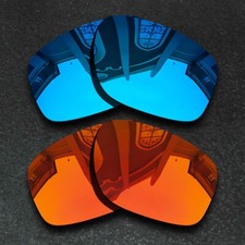 US Blue Orange Polarized Replacement Lenses For-Oakley Sliver