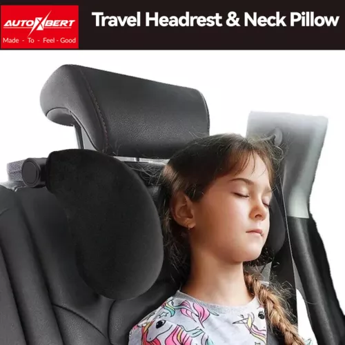 KFZ Autositz Kopfstütze Kissen Nackenstütze Schlafkissen Für Kinder Erwachsene - Bild 1 von 12