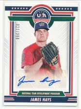 2022 Panini USA Stars & Stripes James Hays RC Auto 021/399