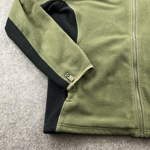 Vintage The North Face Jacket Men Large Green Zip Fleece Outdoors Embroidered - Picture 2 of 9