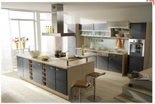 Einbauküche KOCHINSEL KÜCHE Musterküche grafit Ausstellungsküche  Möbelteile