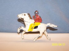 VINTAGE BARCLAY B1 / 89 INDIAN ON HORSE BROKEN RIFLE ORIGINAL