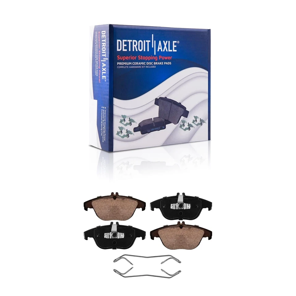 11.81'' Rear Drilled Disc Rotors Brake Pads Kit for Mercedes-Benz C230 C250 C300 - Image 4 of 4