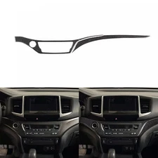 3PCS Real Carbon Fiber Dashboard Panel Cover For Honda Ridgeline Passport Pilot