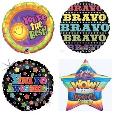 You're The Best 18" You're Awesome Way To Go Greatest Foil Mylar Balloons