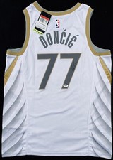 LUKA DONCIC #77 SIGNED 2020 CITY MAVERICKS AUTHENTIC BASKETBALL JERSEY PSA/DNA