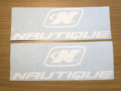 Ski Nautique 12  (Set Of 2) Sticker Decal Wakeboard Wakesurf Super air Wake