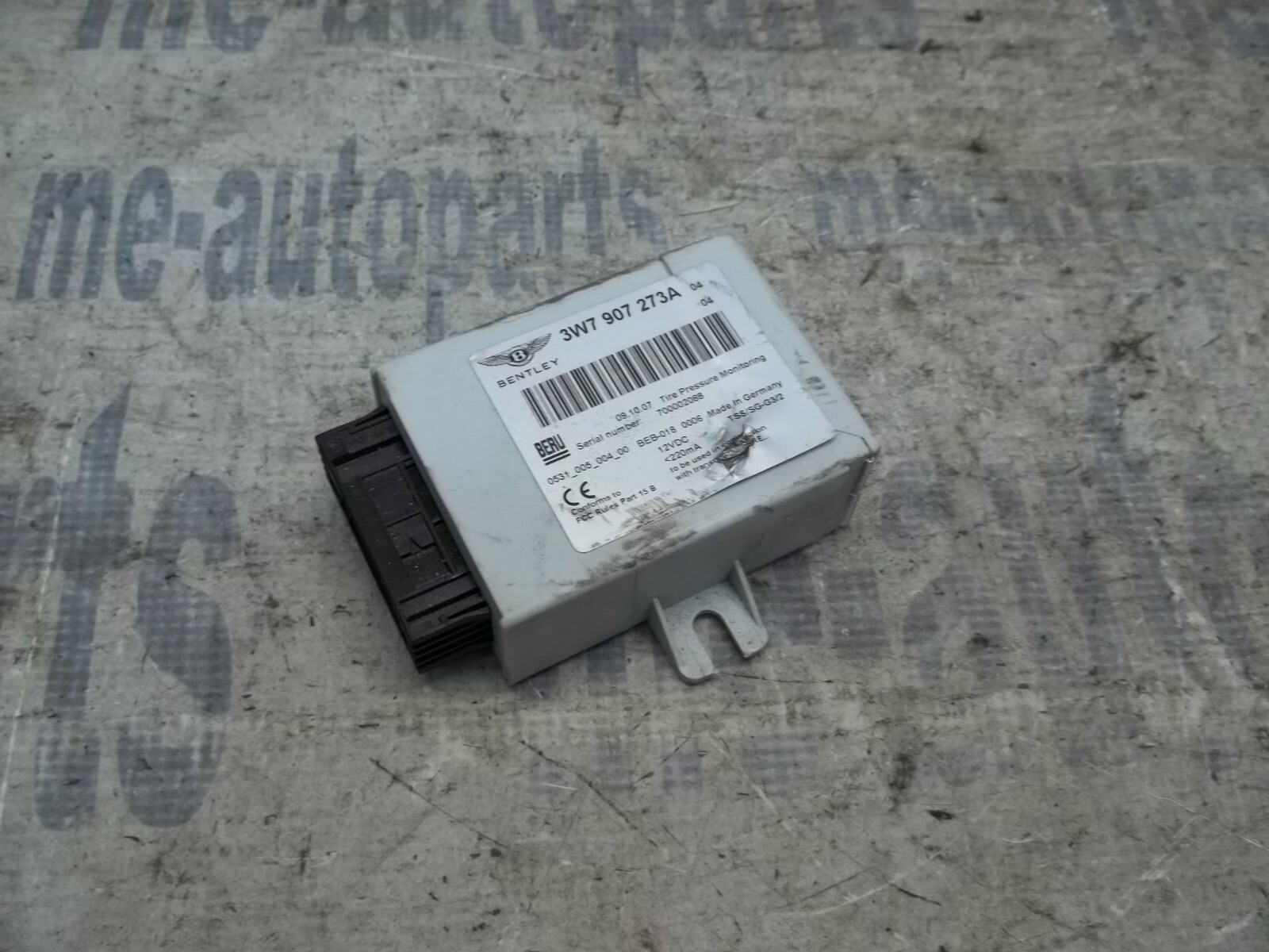 08-13 Bentley Continental OEM Tpms Tire Pressure Monitoring System Module