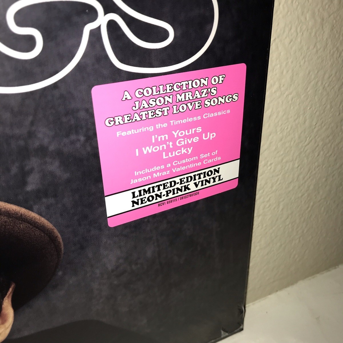 NEW Jason Mraz Lalalalovesongs PINK VINYL I display picture 1