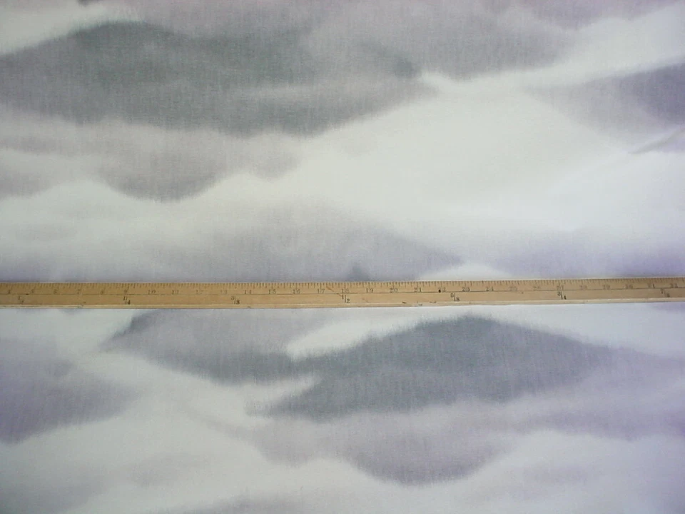 Donghia 600105 Clouds Silvery Grey Limestone Ecru Jacquard Upholstery Fabric - Image 2 of 3