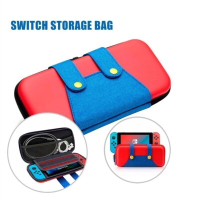 Hard Case Mario Nintendo Switch OLED Aufbewahrungstasche + Kartensteckplatz NEU 