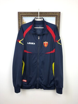 Vintage Montenegro Football Jacket Soccer Track Top National Team Mens Size 2XL
