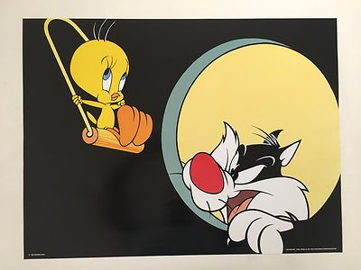 Tweety & Sylvester トゥイーティー シルベスター　ポスター s-l400.jpg