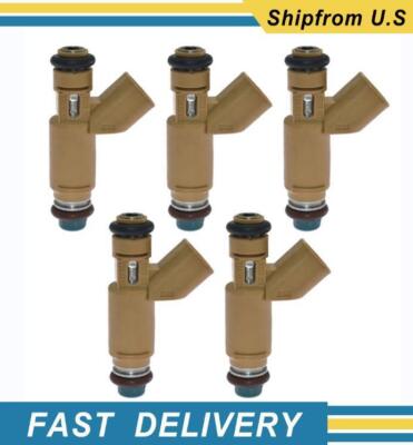 5PCS Fuel Injectors 8627815 for Volvo C30 S40 V50 2.5L L5 2004-2010 FJ1118 US